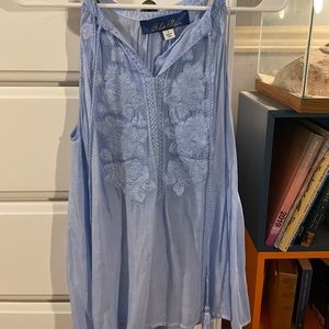 Blue women’s tank top